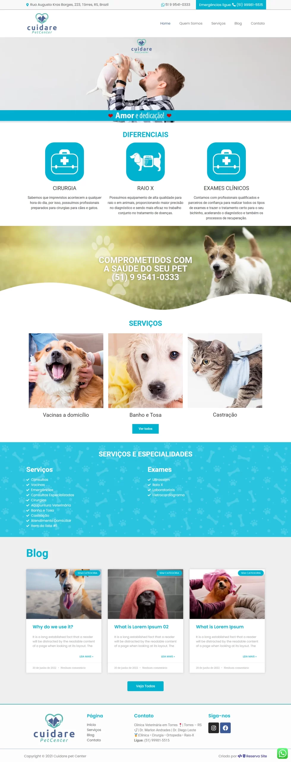Site pet shop