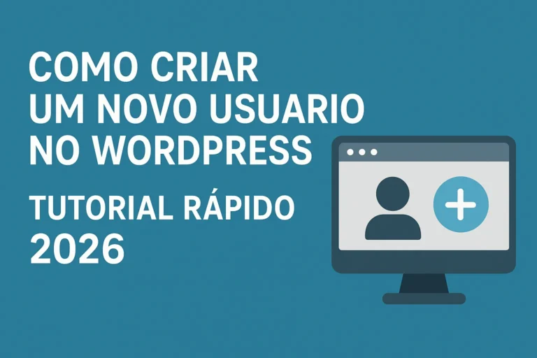 Como Criar um Novo Usuário no WordPress