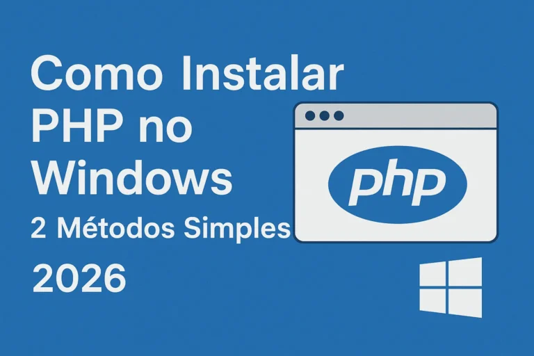 Tela do XAMPP Control Panel no Windows mostrando Apache e MySQL rodando com PHP instalado e funcionando